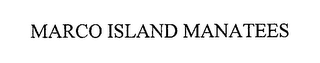 MARCO ISLAND MANATEES logo