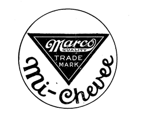 MARCO MI-CHEVEE QUALITY TRADEMARK logo