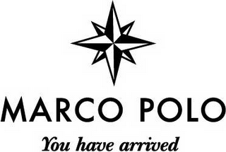 MARCO POLO YOU HAVE ARRIVED logo