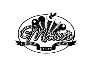 MARCO'S AUTHENTIC ITALIAN GELATO logo