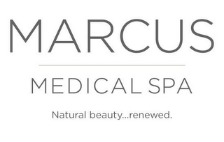 MARCUS MEDICAL SPA NATURAL BEAUTY... RENEWED logo