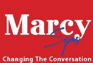 MARCY SYMS CHANGING THE CONVERSATION logo