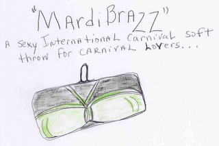 "MARDIBRAZZ" A SEXY INTERNATIONAL CARNIVAL SOFT THROW FOR CARNIVAL LOVERS . . . logo
