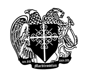 MARDIROSSIAN 301 AD 2301 AD logo