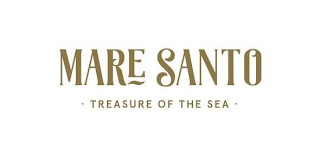 MARE SANTO · TREASURE OF THE SEA · logo