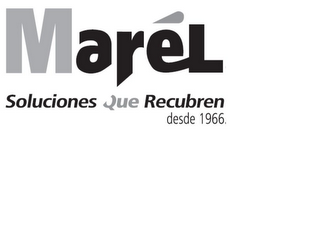 MAREL SOLUCIONES QUE RECUBREN DESDE 1966 logo