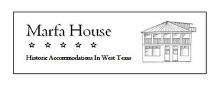MARFA HOUSE HISTORIC ACCOMMODATIONS IN WEST TEXAS logo