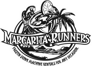 MARGARITA RUNNERS. FROZEN DRINK MACHINE RENTALS FOR ANY OCCASION. logo