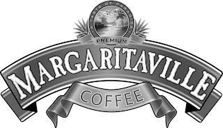 MARGARITAVILLE A TASTE OF PARADISE PREMIUM COFFEE logo