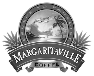 MARGARITAVILLE ESCAPE TO PARADISE COFFEE logo