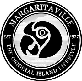 MARGARITAVILLE EST. 1977 THE ORIGINAL ISLAND LIFESTYLE logo