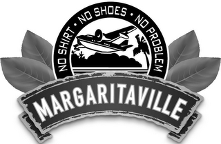 MARGARITAVILLE NO SHIRT NO SHOES NO PROBLEM logo