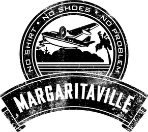 MARGARITAVILLE NO SHIRT NO SHOES NO PROBLEM logo