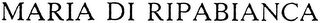 MARIA DI RIPABIANCA logo
