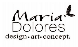 MARIA DOLORES DESIGN · ART · CONCEPT logo