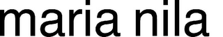 MARIA NILA logo
