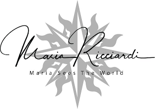 MARIA RICCIARDI MARIA SEES THE WORLD logo