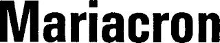 MARIACRON logo