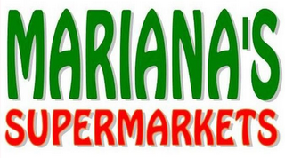 MARIANA'S SUPERMARKETS logo