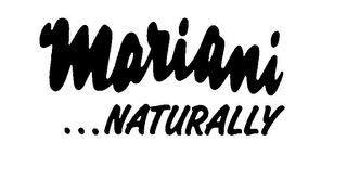MARIANI...NATURALLY logo