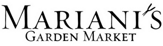 MARIANI'S GARDEN MARKET logo
