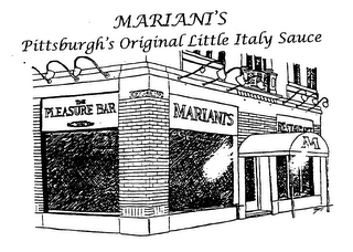 MARIANI'S PITTSBURGH'S ORIGINAL LITTLE ITALY SAUCE logo