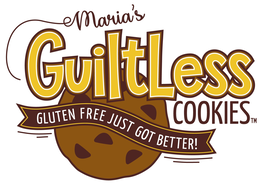 MARIA'S GUILTLESS COOKIES GLUTEN FREE JUST GOT BETTER! logo