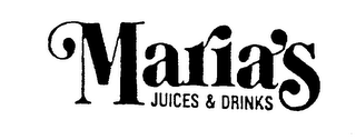 MARIA'S JUICES & DRINKS logo