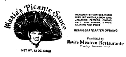 MARIA'S PICANTE SAUCE logo