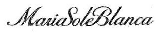 MARIASOLEBLANCA logo