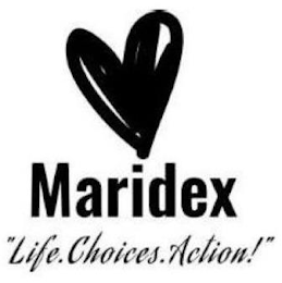 MARIDEX "LIFE. CHOICES. ACTION!" logo