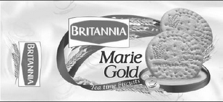 MARIE GOLD BRITANNIA TEA TIME BISCUITS logo