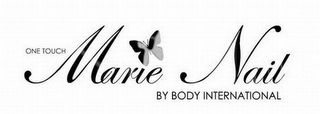 MARIE NAIL BY BODY INTERNATIONAL logo