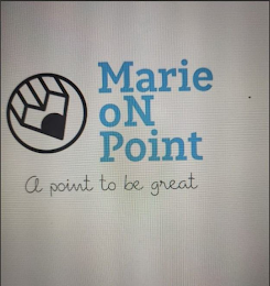 MARIE ON POINT A POINT TO BE GREAT logo