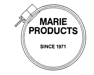 MARIE PRODUCTS SINCE 1971 logo