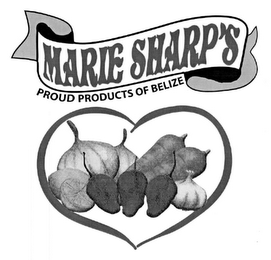 MARIE SHARP'S PROUD PRODUCTS OF BELIZE logo