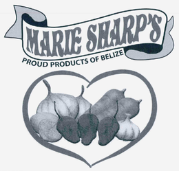 MARIE SHARP'S PROUD PRODUCTS OF BELIZE logo