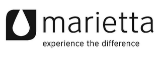 MARIETTA EXPERIENCE THE DIFFERENCE logo
