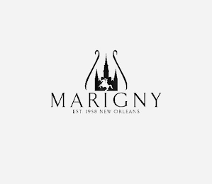 MARIGNY EST. 1958 NEW ORLEANS logo