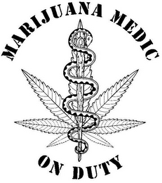 MARIJUANA MEDIC ON DUTY logo