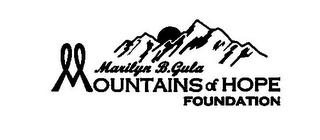 MARILYN B. GULA MOUNTAINS OF HOPE FOUNDATION logo