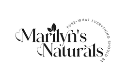 MARILYN'S NATURALS PURE-WHAT EVERYTHING SHOULD BE logo