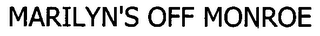 MARILYN'S OFF MONROE logo