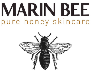 MARIN BEE PURE HONEY SKINCARE logo