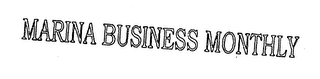 MARINA BUSINESS MONTHLY logo