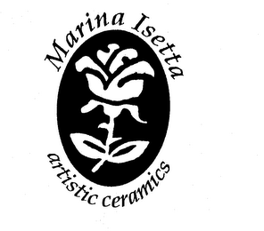MARINA ISETTA ARTISTIC CERAMICS logo