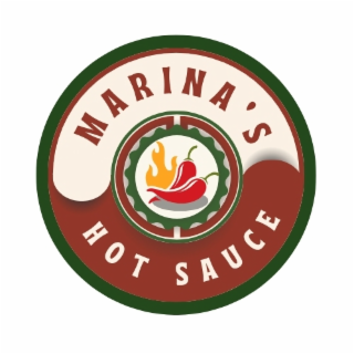MARINA'S HOT SAUCE logo