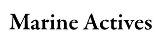 MARINE ACTIVES logo