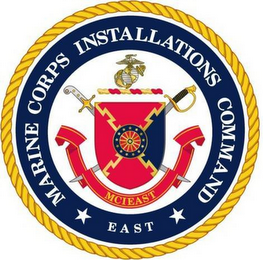 MARINE CORPS INSTALLATIONS COMMAND EAST MCIEAST SEMPER FIDELIS logo