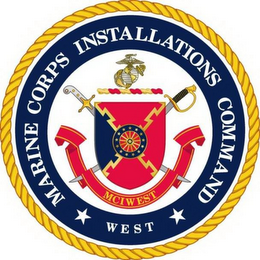 MARINE CORPS INSTALLATIONS COMMAND MCIWEST WEST logo
